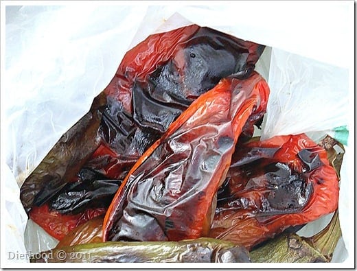 roasted red peppers