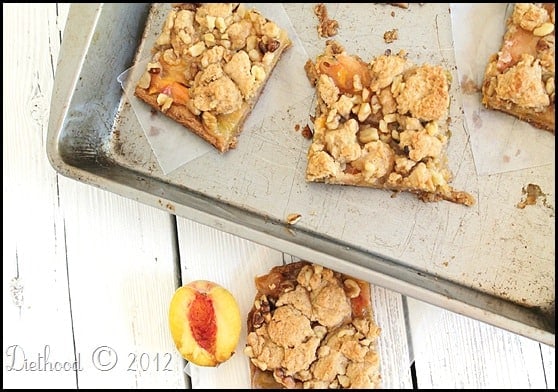 2012 08 17 0030edited thumb1 Peach Crumb Bars
