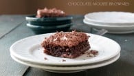 Chocolate Mousse Brownies @diethood | www.diethood.com | #brownies #chocolate #recipe #dessert