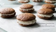 Gingerbread Whoopie Pies with Vanilla Buttercream Filling | www.diethood.com | #cookies #christmas #whoopiepies #gingerbread #frosting