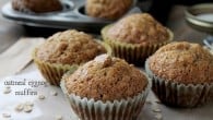 Oatmeal Eggnog Muffins | www.diethood.com |
