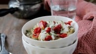 Quinoa with Sun Dried Tomatoes and Feta | www.diethood.com | #quinoarecipes #sundriedtomatoes #feta #quinoa