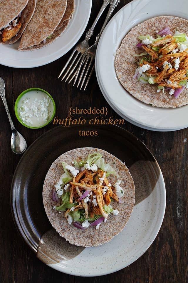 tacos 2 titlewp Savory Sundays: Shredded Buffalo Chicken Tacos