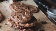 Chocolate Butterscotch Cookies | www.diethood.com | Thin, rich, decadent chocolate cookies with butterscotch chips for your chocolate-lovin' Valentine | #recipe #chocolate #cookies