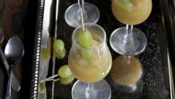 White Grapes and Champagne Granita | www.diethood.com | A refreshing dessert with pureed grapes, champagne, lemon juice, and sugar | #recipe #dessert #granita