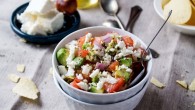 Avocado Feta Salsa | www.diethood.com | Avocados, tomatoes, and feta cheese combined to make a chunky, savory, delicious summer salsa | #recipe #avocado #feta #salsa