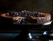 Cookies and Cream Flourless Chocolate Cake | www.diethood.com | Rich, crunchy, smooth, chocolaty cake with cookies and cream | #cake #chocolate #recipe #flourless