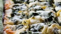 Spinach and Artichoke Dip Pizza | www.diethood.com | Homemade pizza crust topped with spinach, cream cheese, and artichokes | #recipe #pizza #dinner