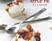 Inside-Out Apple Pie A La Mode | www.diethood.com | Scoop of vanilla ice cream nestled comfortably in a cinnamon-sugar tortilla, and topped with a homemade apple pie filling | #applepie #fourthofjuly #recipe #dessert