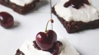 Black Forest Brownies | www.diethood.com | #recipe #brownies #blackforest #cherries