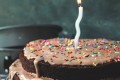 Chocolate Kahlua Cake | www.diethood.com | Layered chocolate cake spiked with a healthy dose of coffee liqeuer and frosted with a Chocolate and Kahlua whipped cream | #recipe #chocolatecake #hellmann's