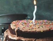 Chocolate Kahlua Cake | www.diethood.com | Layered chocolate cake spiked with a healthy dose of coffee liqeuer and frosted with a Chocolate and Kahlua whipped cream | #recipe #chocolatecake #hellmann's