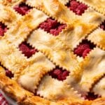 Lattice pie crust