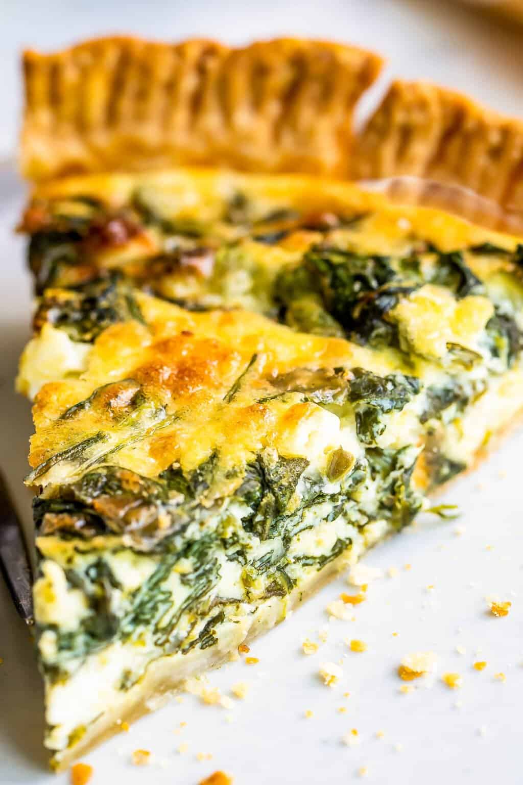 Easy Vegetarian Spinach Quiche Recipe | Diethood