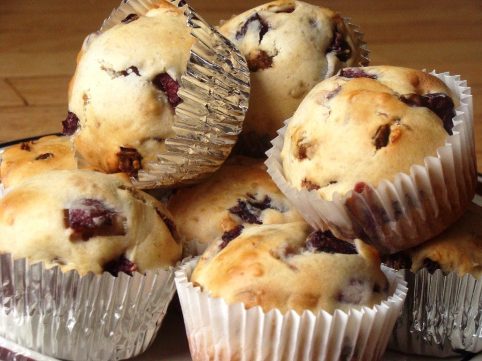 Cherry, Date and Nut Muffins Image