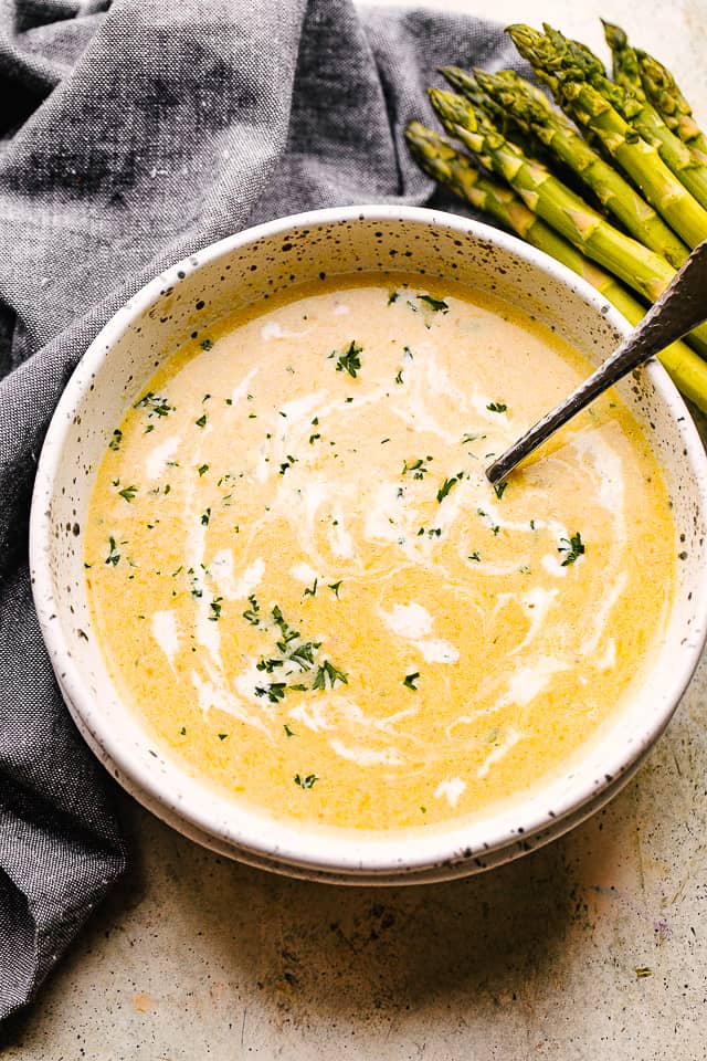 Fresh Asparagus Blender Soup • The View from Great Island