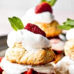 strawberry shortcakes pin image