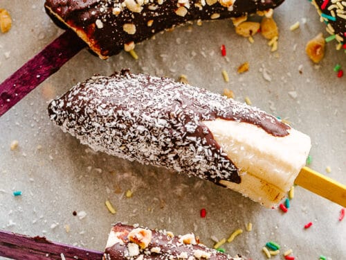 Chocolate Covered Frozen Bananas - House of Nash Eats