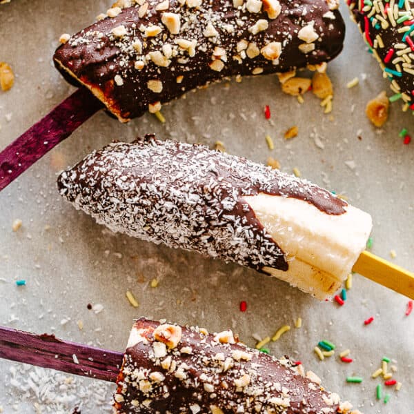 Chocolate Covered Frozen Bananas | Diethood