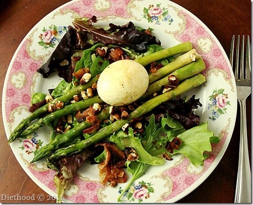 BACON AND EGGS ASPARAGUS SALAD