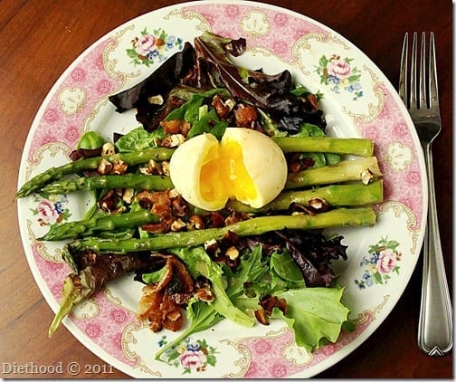 BACON AND EGGS ASPARAGUS SALAD