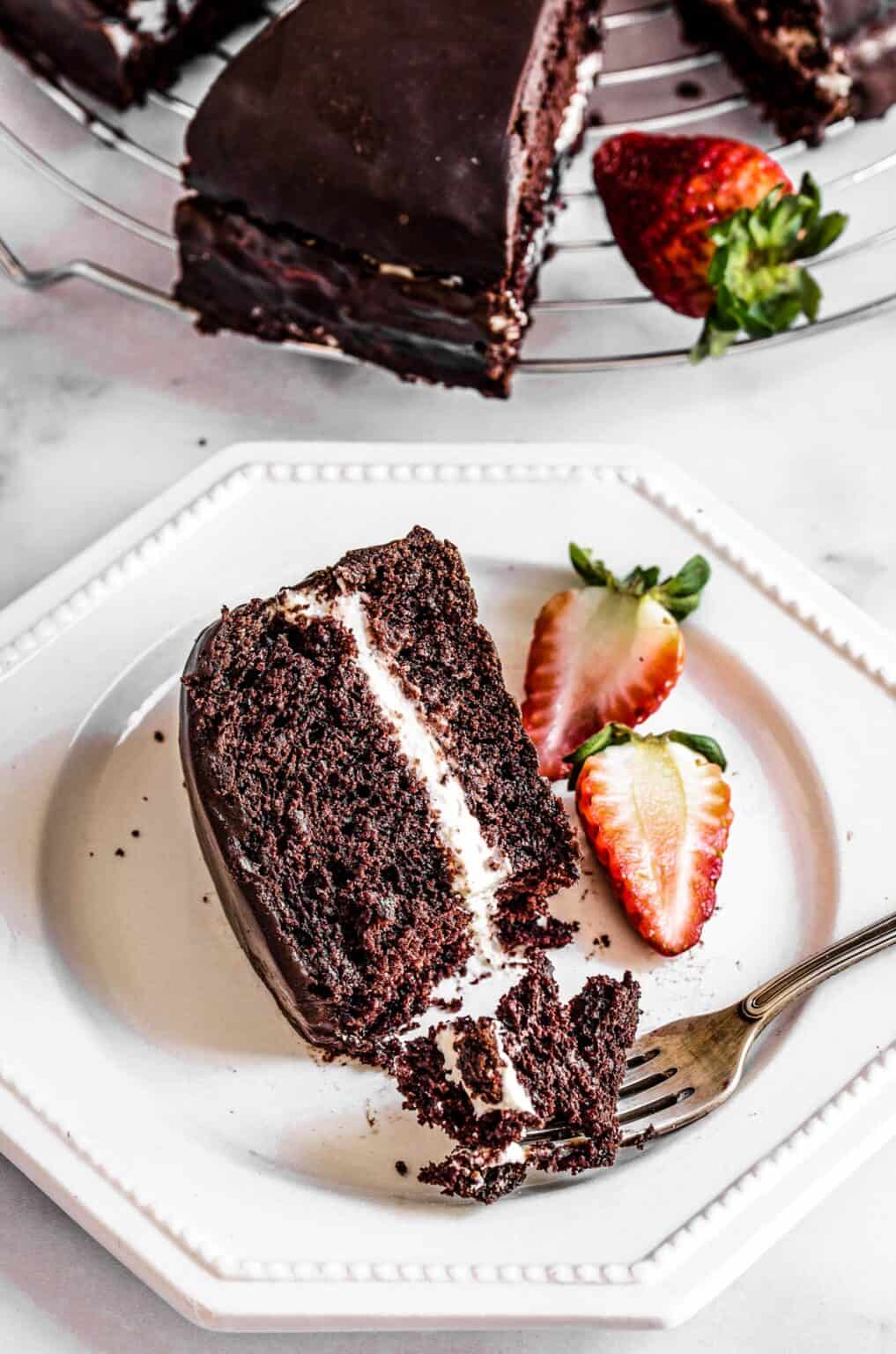 Chocolate Olive Oil Cake Moist & Rich Chocolate Cake