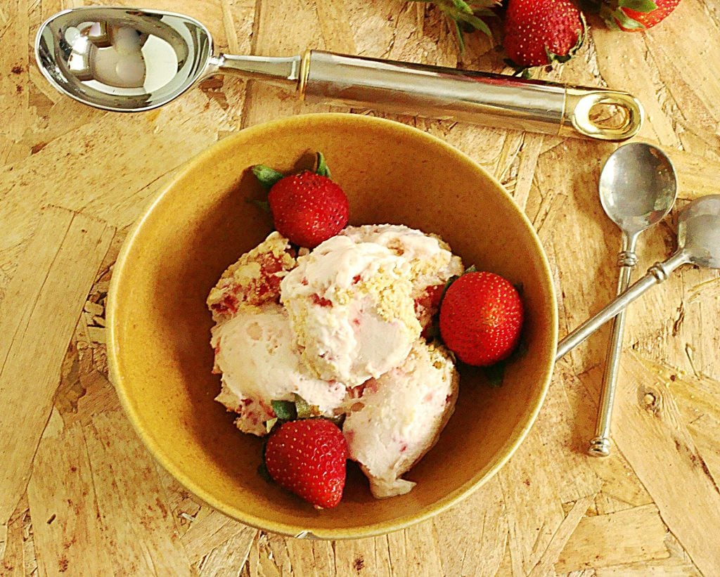 Strawberry Cheesecake Ice Cream Recipe