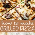 grilled pizza long pinterest image