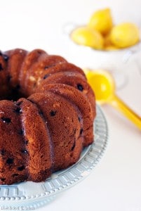 Lemon Blueberry Cream Cheese Pound Cake | Diethood