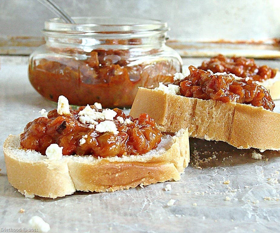 Roasted Red Pepper Relish Ajvar | Diethood.com