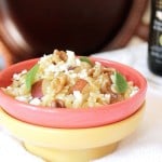 Orzo Salad with Pears, Walnuts, & Gorgonzola