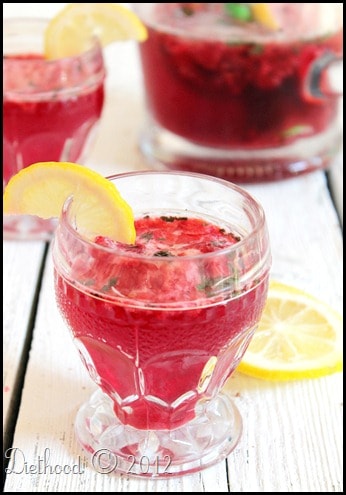 Raspberry & Lime Soda Lemonade