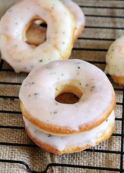 Mojito Doughnuts via www.diethood.com | #doughnuts #recipe #mojitos