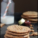Death by Peanut Butter: Peanut Butter Cookies with Chocolate Peanut Butter Cups