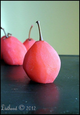 Recipe For Poached Pears