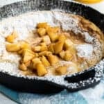 Dutch Baby Pancake with Fried Apples