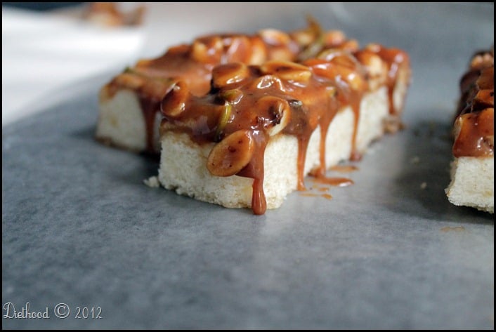 Taffy Apple Shortbread Bars via diethood.com