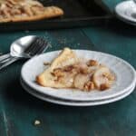 Crescent Rolls Pear Tart with Goat Cheese, Walnuts & Honey