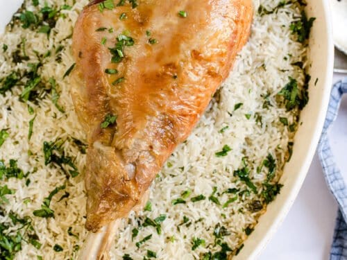 Instant pot turkey discount legs and rice