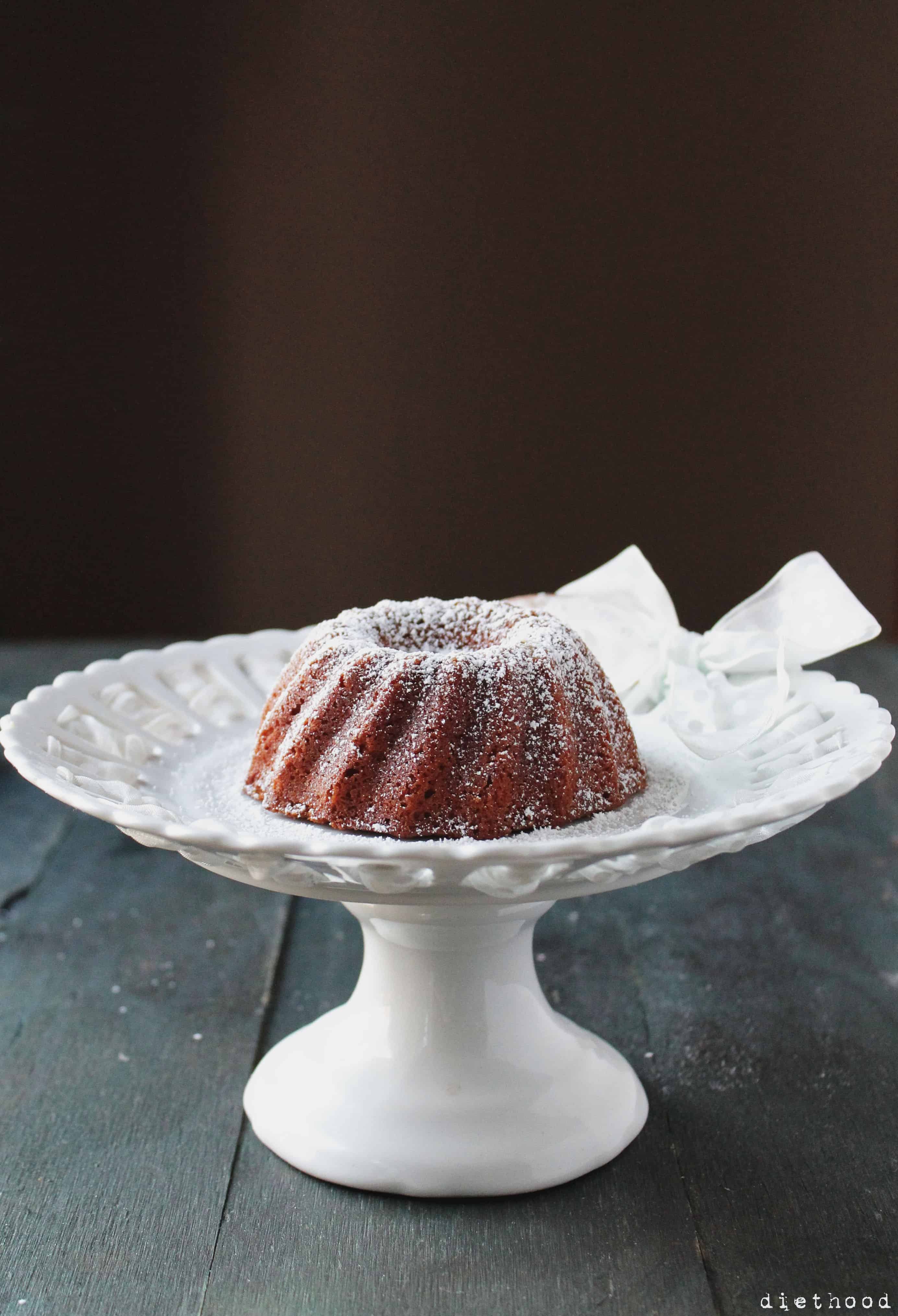 Vanilla & Bourbon Bundt Cake @diethood #Bundtamonth #cake #bundt #dessert #bourbon