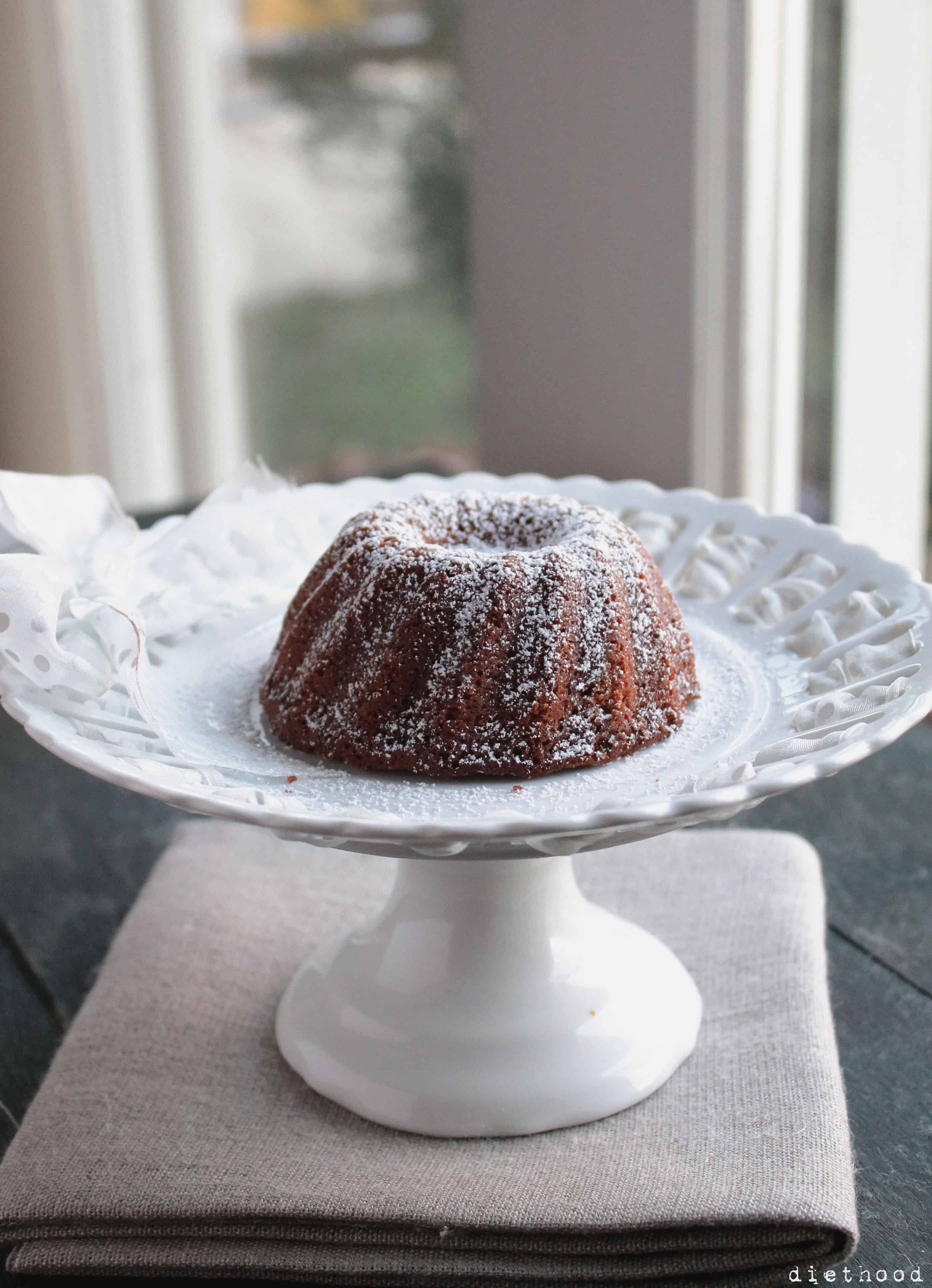 Vanilla & Bourbon Bundt Cake @diethood #Bundtamonth #cake #bundt #dessert #bourbon