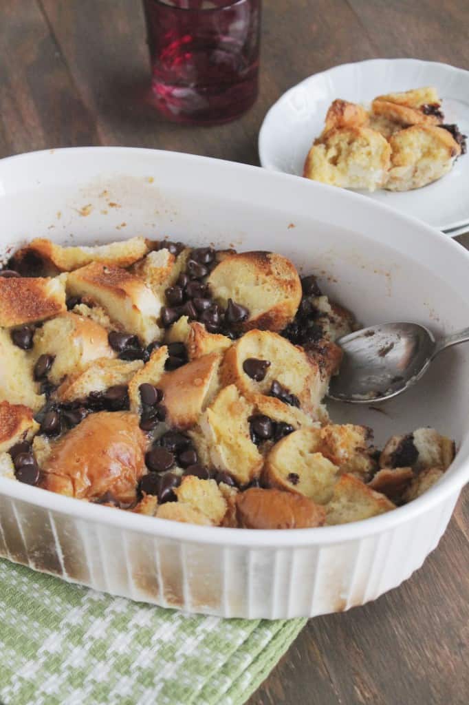 Chocolate Cinnamon Bread Pudding @diethood