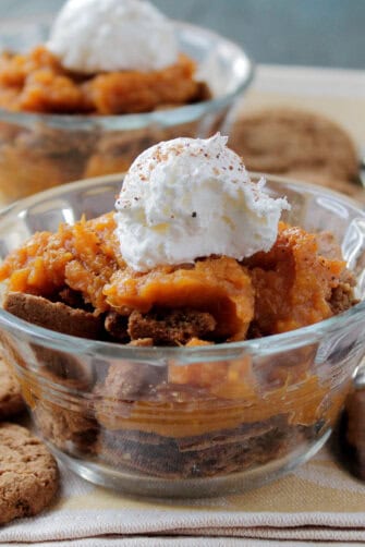 Sweet Potato Ginger Snap Cookie Trifles @diethood