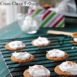 Ginger Snap Cookies with Cream Cheese Frosting @diethood | www.diethood.com | #cookies #christmas #holidays #gingersnaps