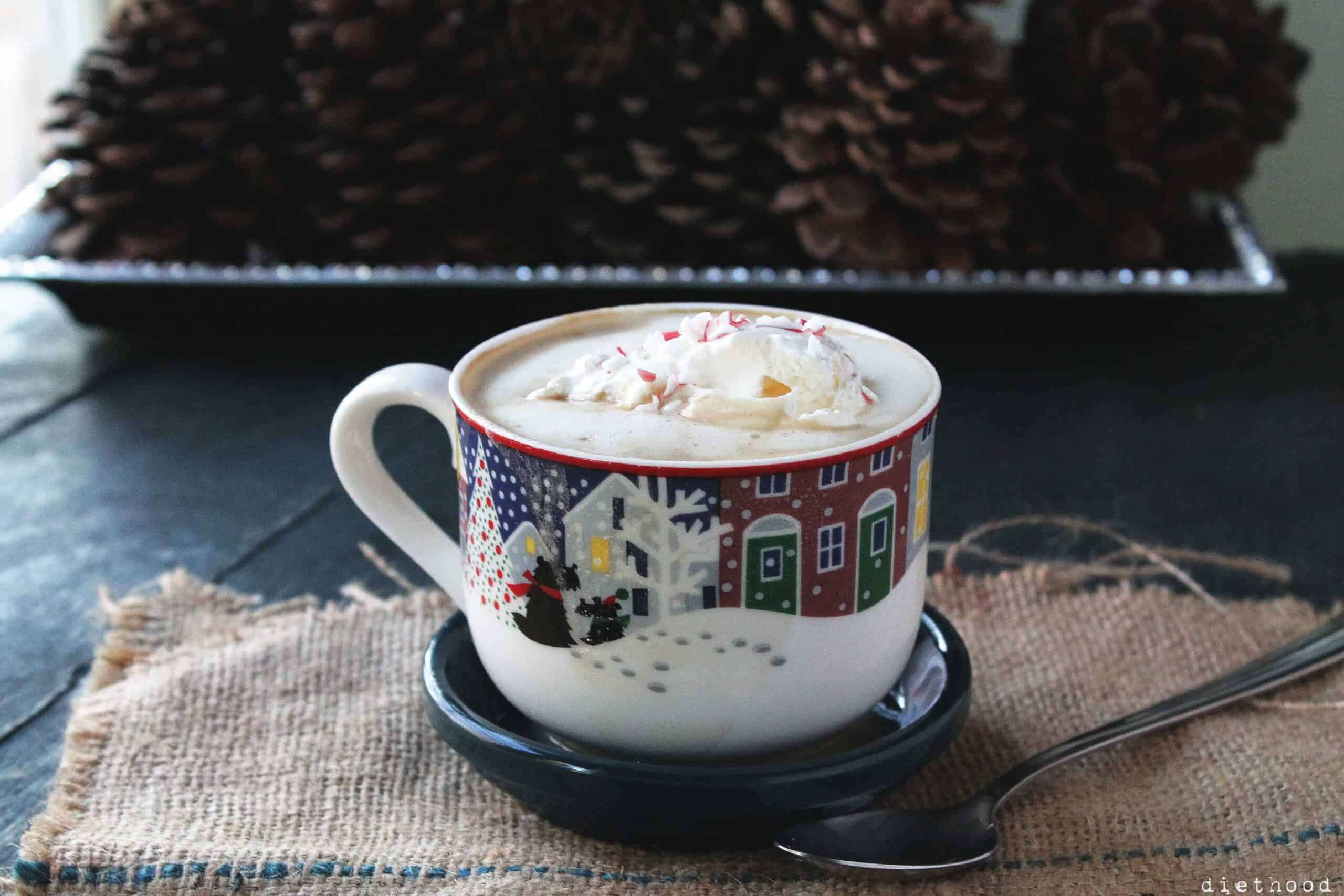 Peppermint White Chocolate Mocha Latte