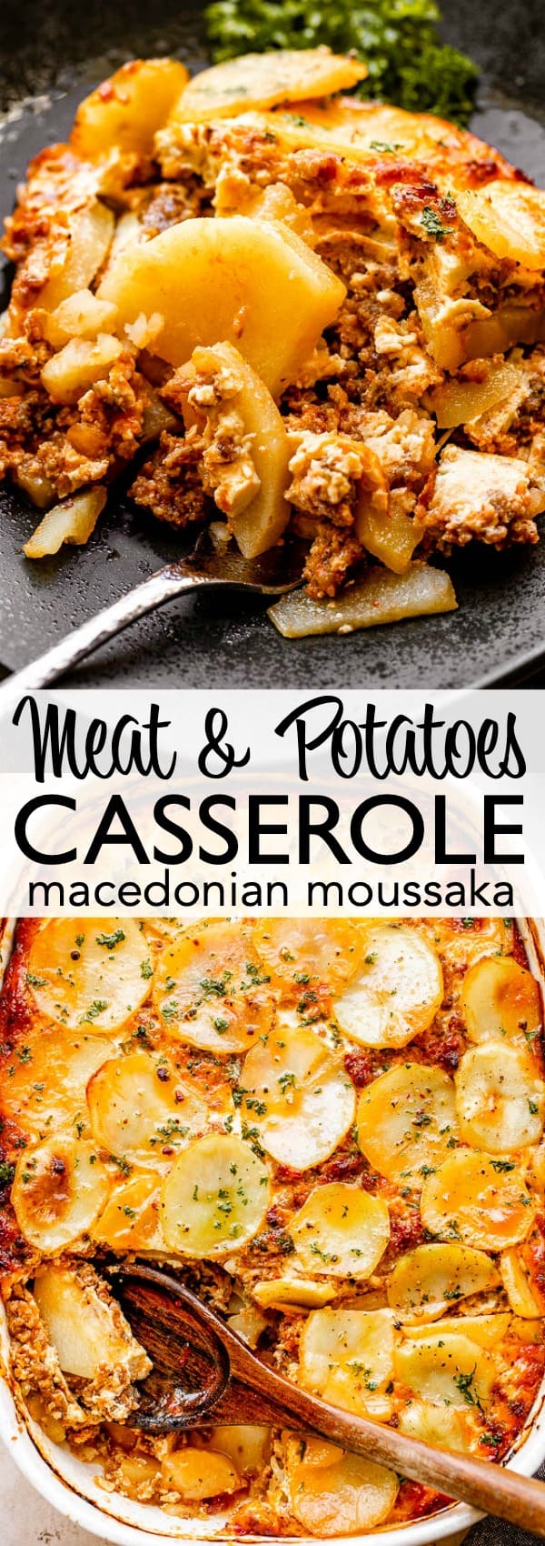 meat and potatoes casserole pinterest image