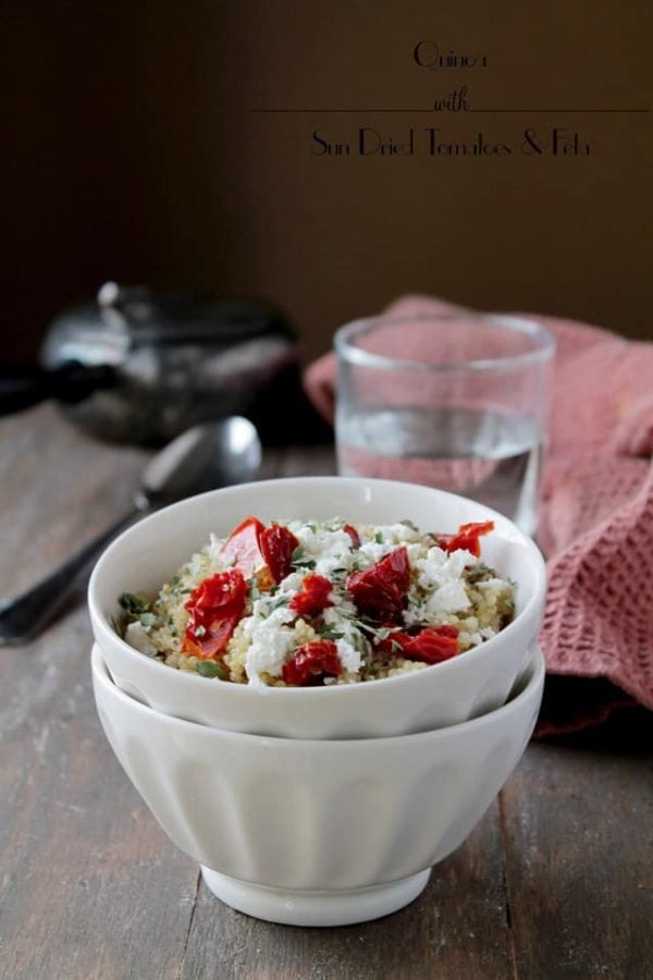 Healthy Quinoa with SunDried Tomatoes and Feta Diethood