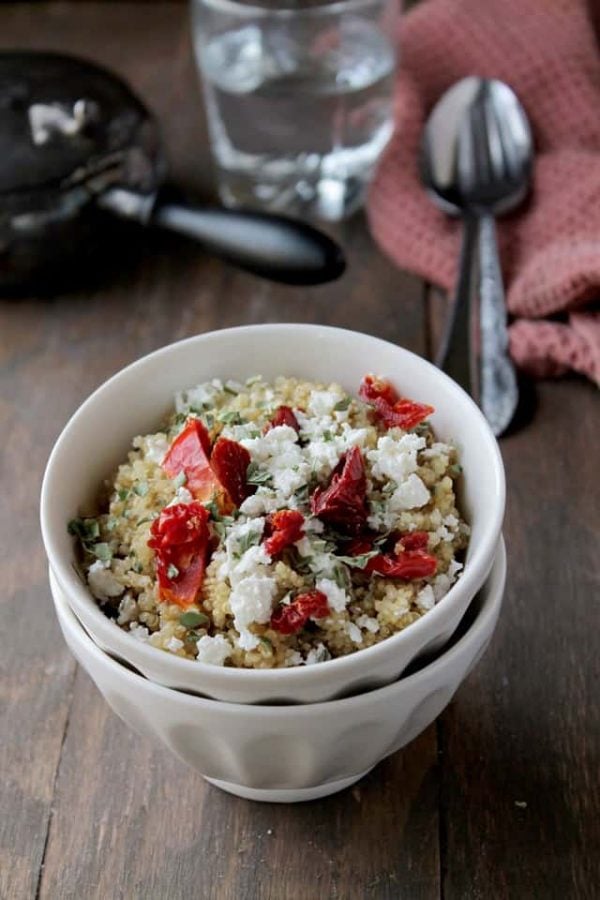 Healthy Quinoa with SunDried Tomatoes and Feta Diethood