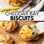 Cheddar bay biscuits Pinterest image.