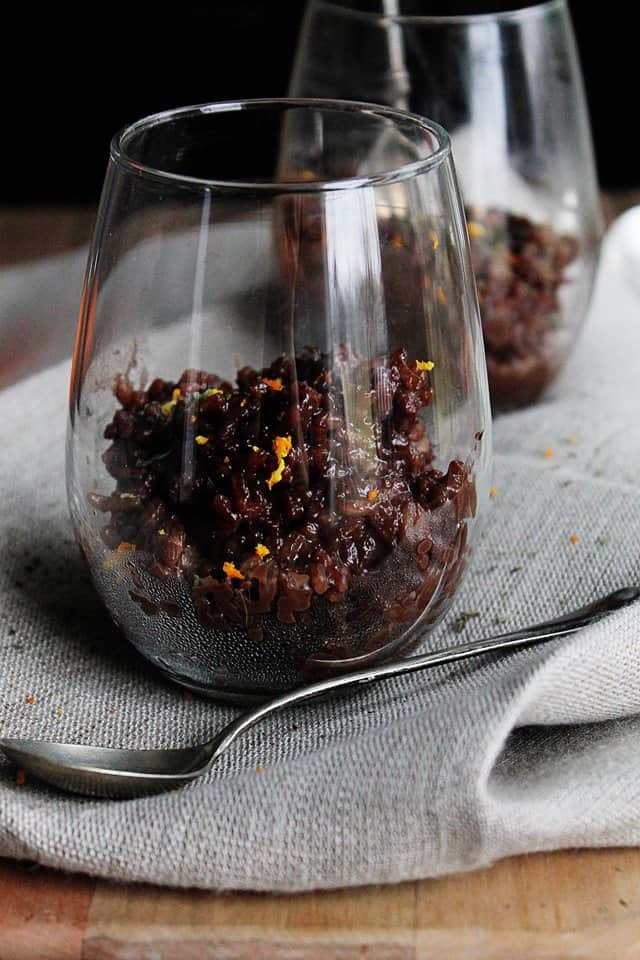 Instant Chocolate Mocha Rice Pudding | www.diethood.com | #recipe #dessert #chocolate #ricepudding #mocha